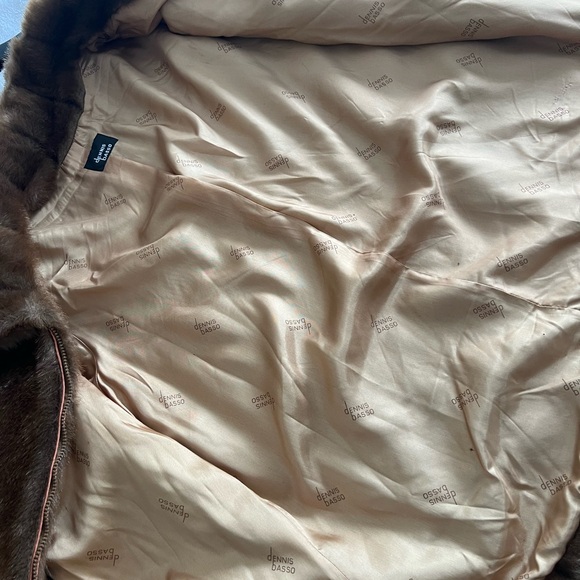 Dennis by Dennis Basso faux mink zip jacket 1X - Picture 8 of 10